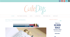 Desktop Screenshot of cutediys.com